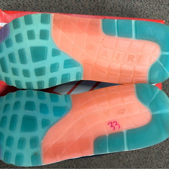 Nike Air Max 1 Have a Nike Day - Multicolor Sneakers - Black, Pink, Teal, Purple